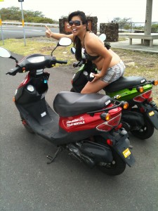 mopeds-at-hanauma-bay