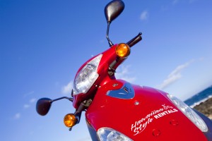 Hawaiian Style Rental Moped
