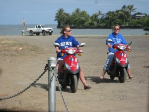 East Side on Mopeds